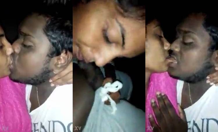 Lucky Kalua Boy kissing Cute Girl and she Gave Blowjob XXX Video