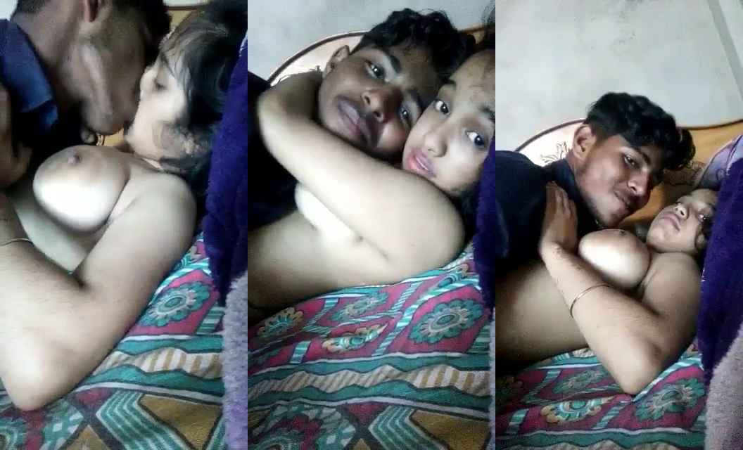 Lucky Chapri Boy Kissing Cute Girl Lips and Boobs XXX Video