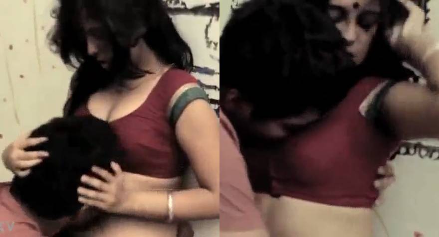 Sexy Bhabhi Navel Kissing XXX Video