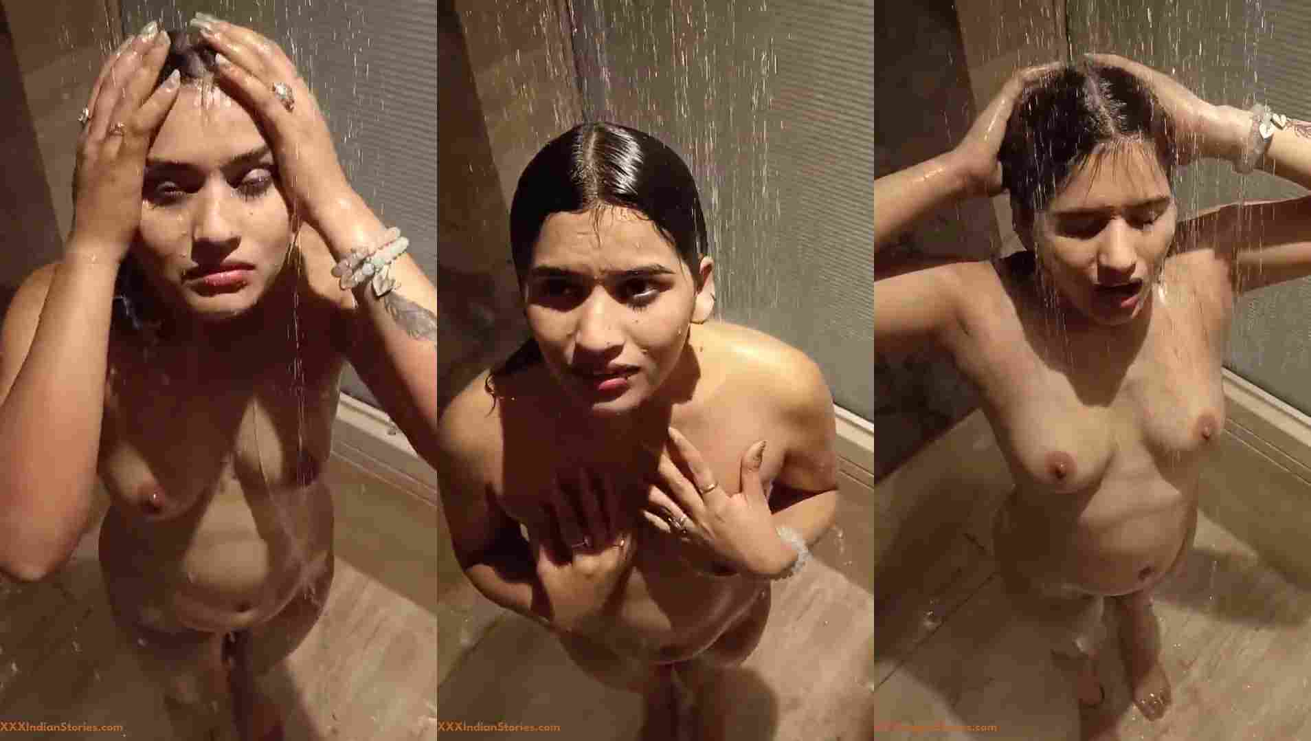 Sexy Nude Girl Bathing XXX Video