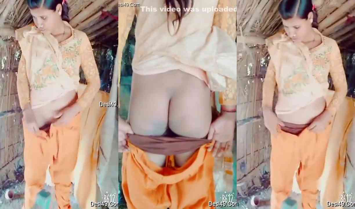 Desi Village Girl Showing Her Pussy And Ass XXX Video