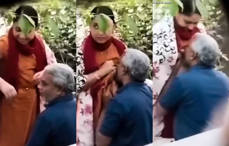 Old Indian Uncle Sucking Young Desi Girl’s Boobs XXX Video