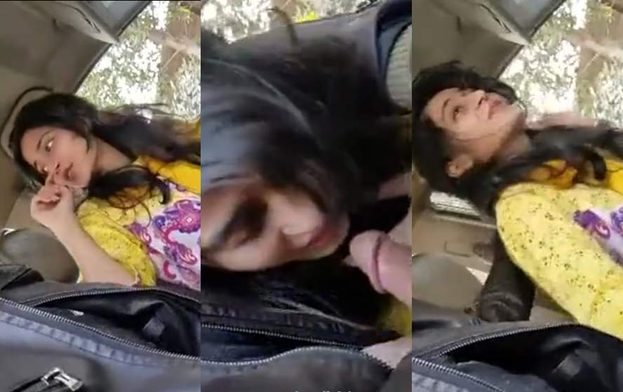 Very Cute and Beautiful Desi GF Giving Blowjob to Her BF