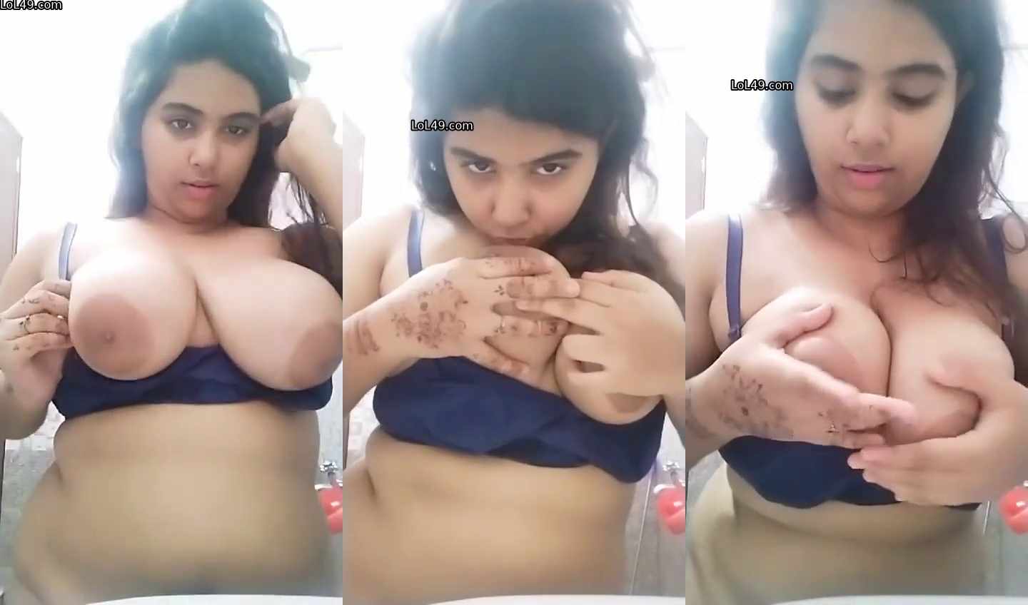 Sexy Desi Girl Flaunts Her Big Boobs XXX Nude Video