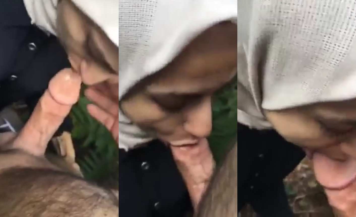 Muslim Girl Sucking Dick in Jungle XXX Video